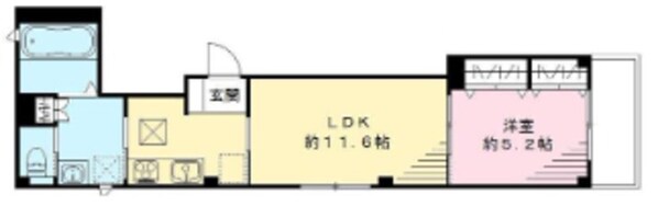 COLUTE渋谷の物件間取画像